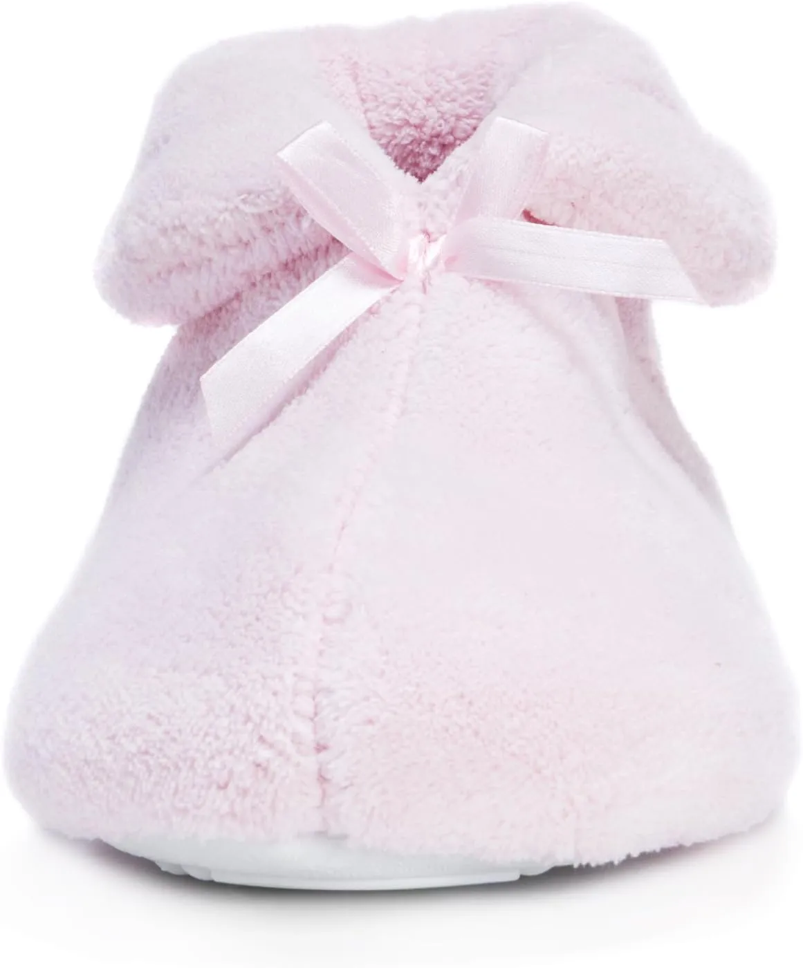 MUK LUKS Women's Micro Chenille Boot with Satin Bow Slipper