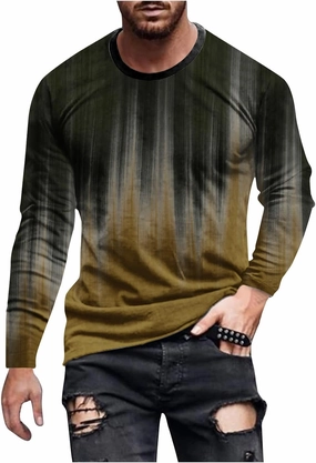 Muscularfit Mens Sweatshirt Causal Stylish Long Sleeve Contrast Color Crewneck Shirts Lightweight Gym Athletic Loose Pullover