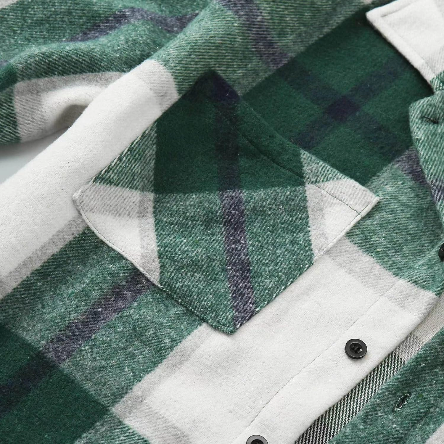 Muscularfit Plaid Flannel Shirt for Men Causal Stylish Long Sleeve Shirt Jacket With Not Hood Lightweight Work Cardigan Shirt