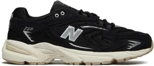 New Balance 725V1 Shoes - Black/Metallic Silver/Angora - 10.5
