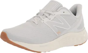 New Balance Women's Fresh Foam Arishi V4 Running Shoe, Summer Fog/Nimbus Cloud/Light Gold Metallic, 6.5