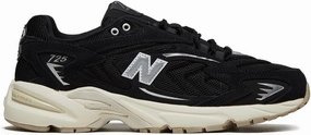 New Balance 725V1 Shoes - Black/Metallic Silver/Angora - 10.0