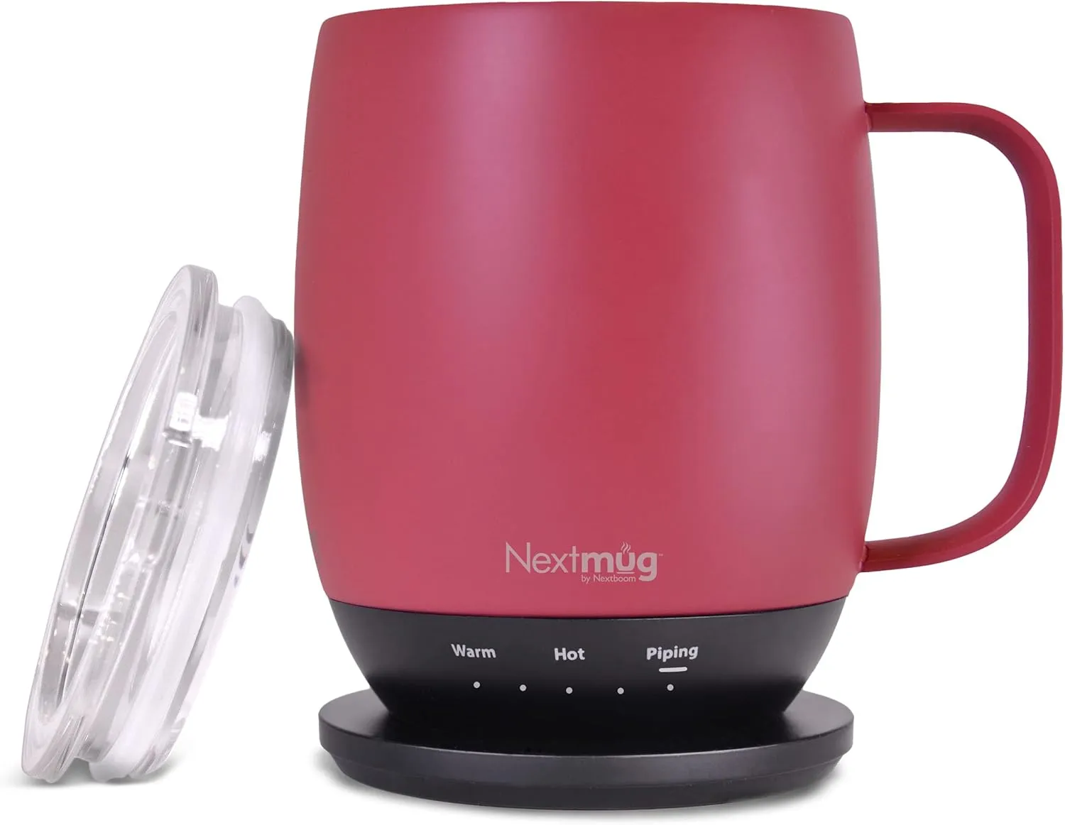 Nextmug - Temperature-Controlled, Self-Heating Coffee Mug (14 oz.) (Dusty Rose)