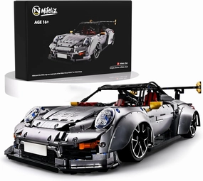 Nifeliz Sports Car 977, GTZ RS Racing Model Toy, Collectible Building Kit for Adults (3,389 Pieces)