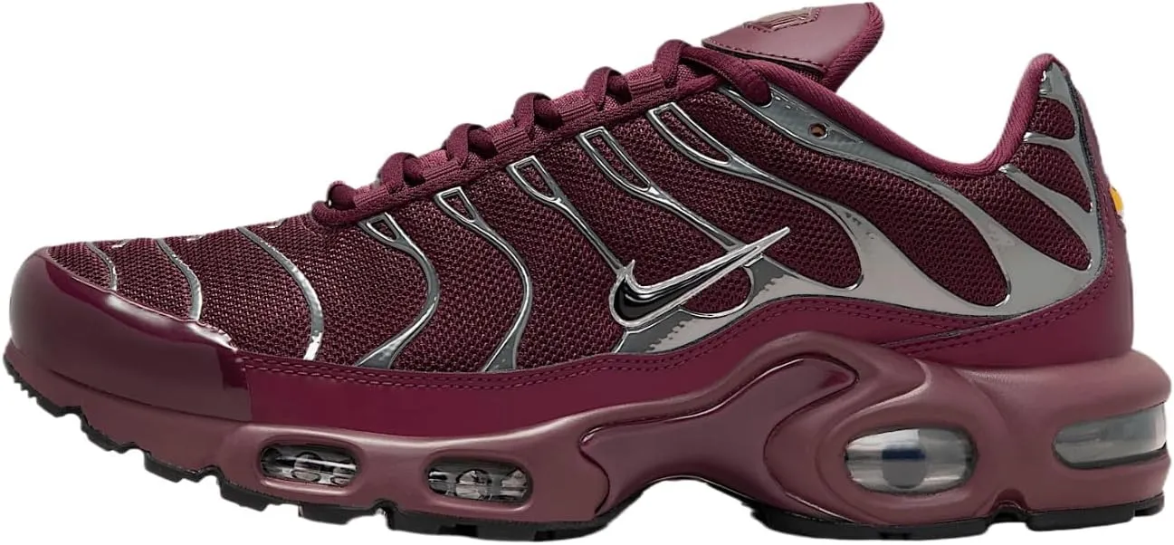 Nike Air Max Plus SE Women's Shoes (HJ9743-600, Night Maroon/Dark Team Red/Metallic Silver/Black)