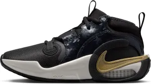 Nike Air Zoom Crossover 2 Big Kids' Basketball Shoes (FZ7312-001, Black/Pale Ivory/Metallic Gold) Size 6.5