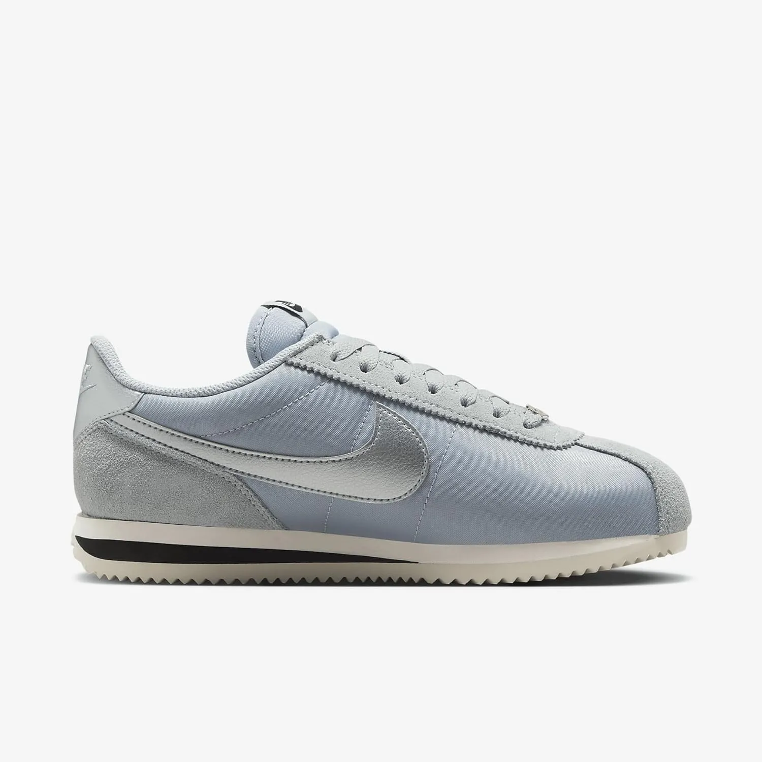 Nike Cortez Women's Shoes (DZ2795-002, Light Pumice/Light Orewood Brown/Black/Metallic Silver)