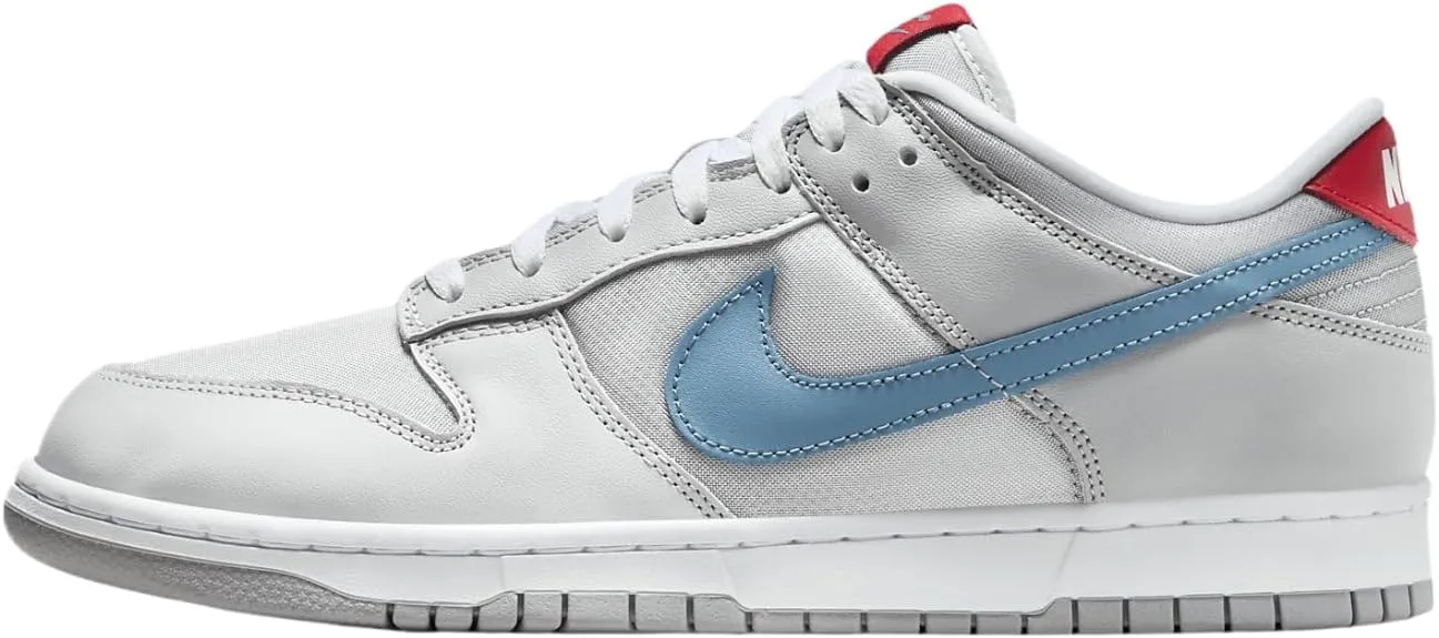 Nike Dunk Low Men's Shoes (HF0391-001, Metallic Silver/Neutral Grey/Flat Silver/Aegean Storm) Size 11