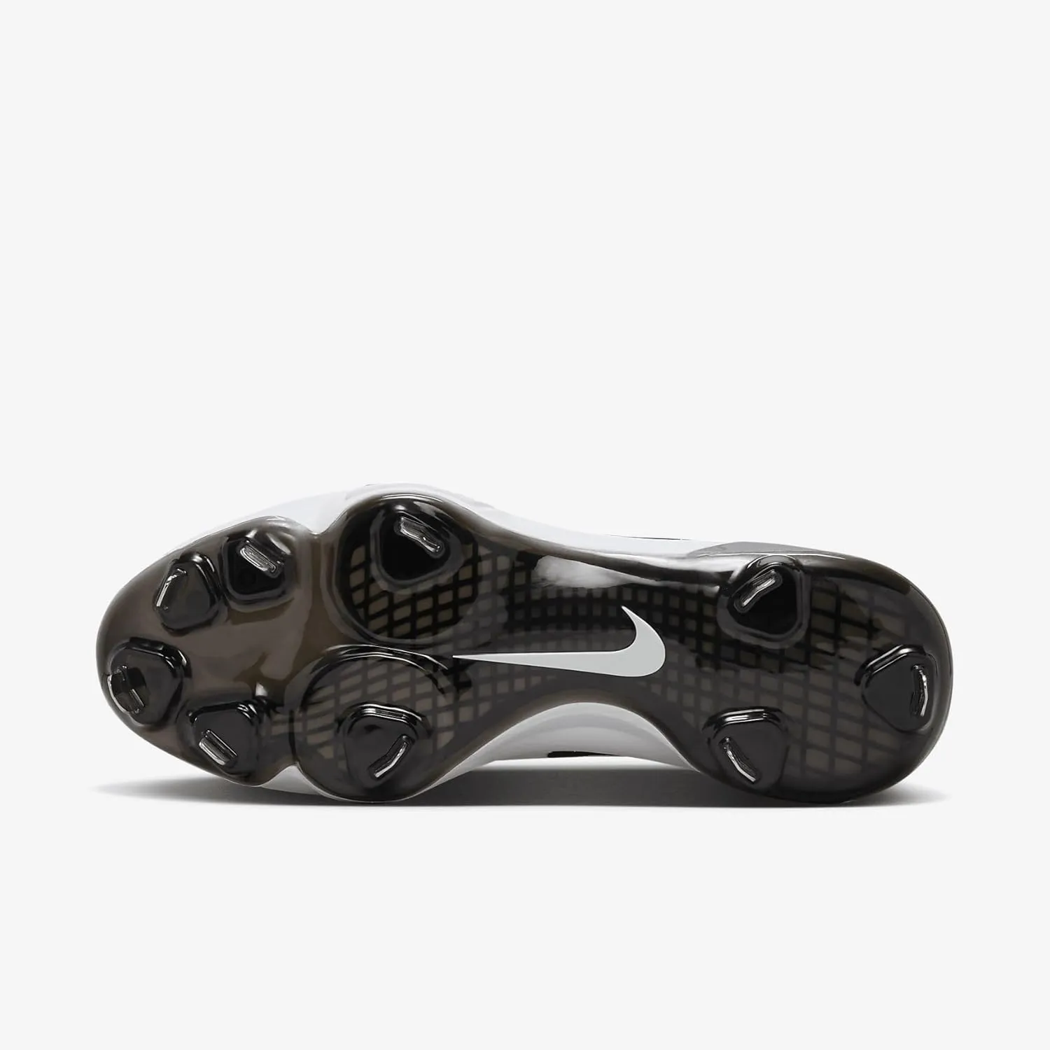 Nike Force Zoom Trout 9 Elite Baseball Cleats (FB2906-102, White/Black/Pure Platinum/Metallic Silver)