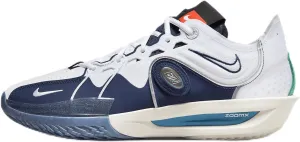 Nike G.T. Cut 3 ASW Basketball Shoes (FZ4645-100, White/Metallic Silver/Sail/Midnight Navy) Size 9