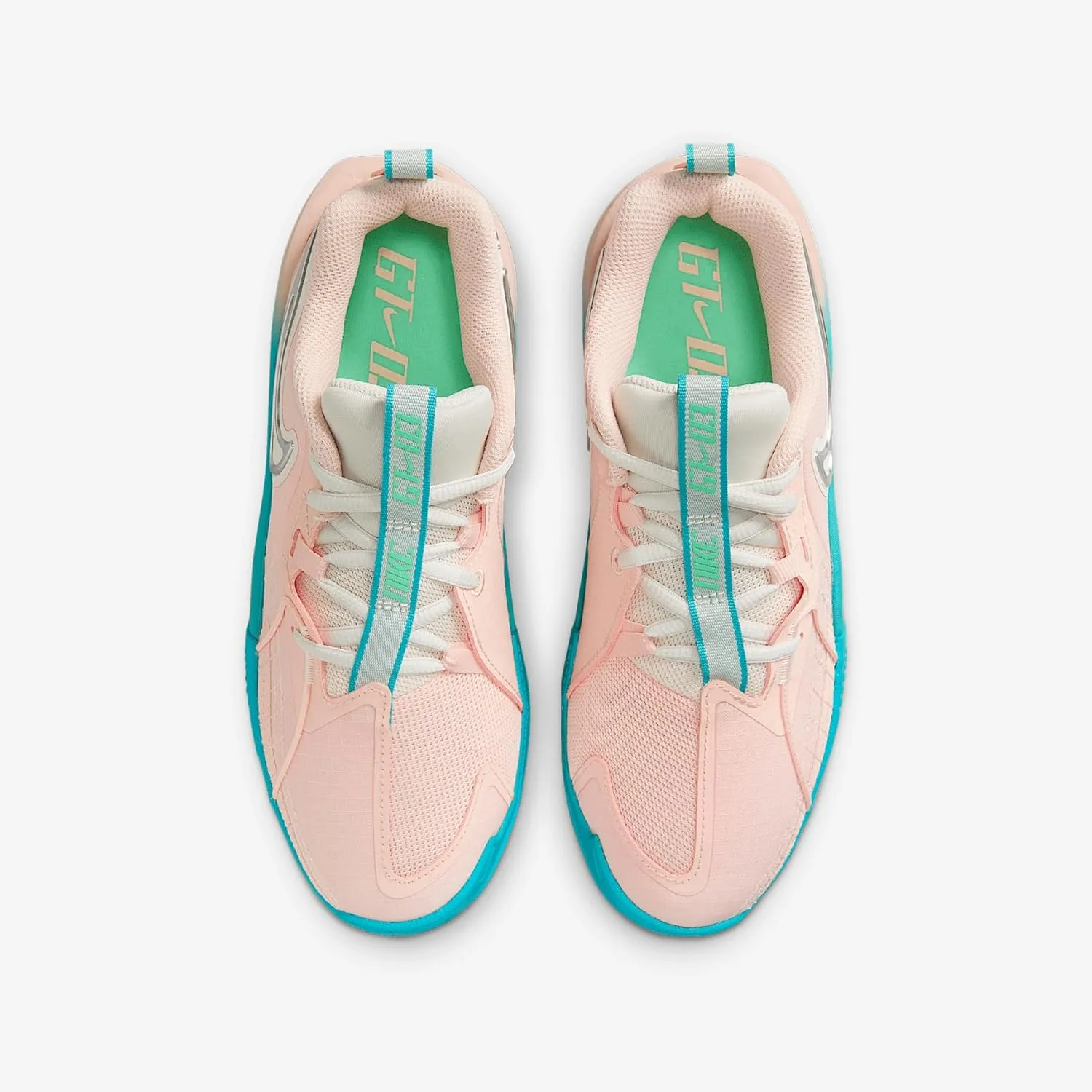 Nike G.T. Cut 3 Big Kids' Basketball Shoes (FD7033-602, Washed Coral/Dusty Cactus/Metallic Silver/Chalk)