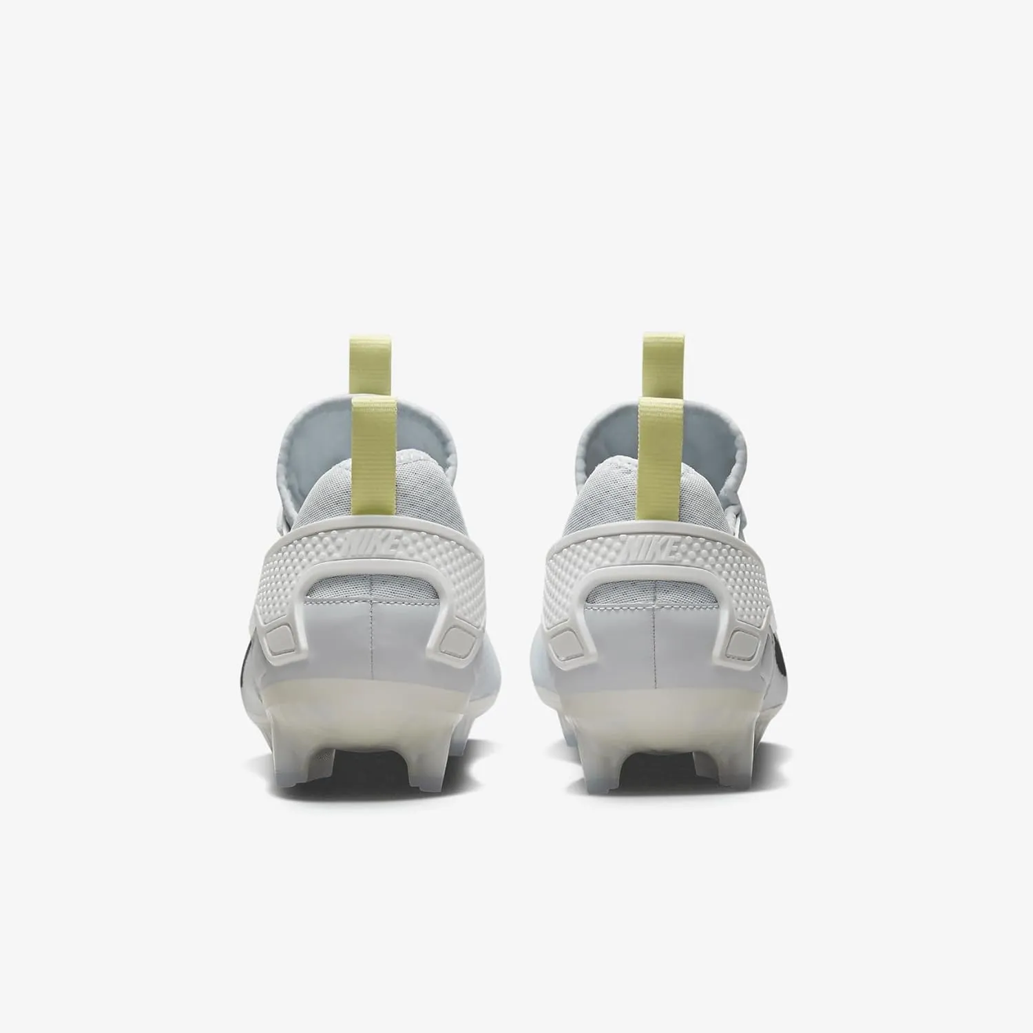 Nike Huarache 9 Elite Low LAX Lacrosse Cleats (FD0089-100, White/White/Metallic Vivid Gold)