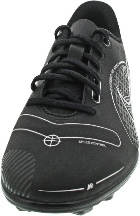 Nike Kids' Mercurial Vapor 14 Club FG Soccer Cleats (Black/Metallic Silver)
