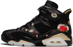 Nike Men's Air Jordan 6 Retro CNY Black/Metallic Gold AA2492-021 (Size: 10)