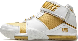 Nike Mens Lebron 2 DJ4892 100 Maccabi Tel Aviv - Size 10.5 White/Metallic Gold