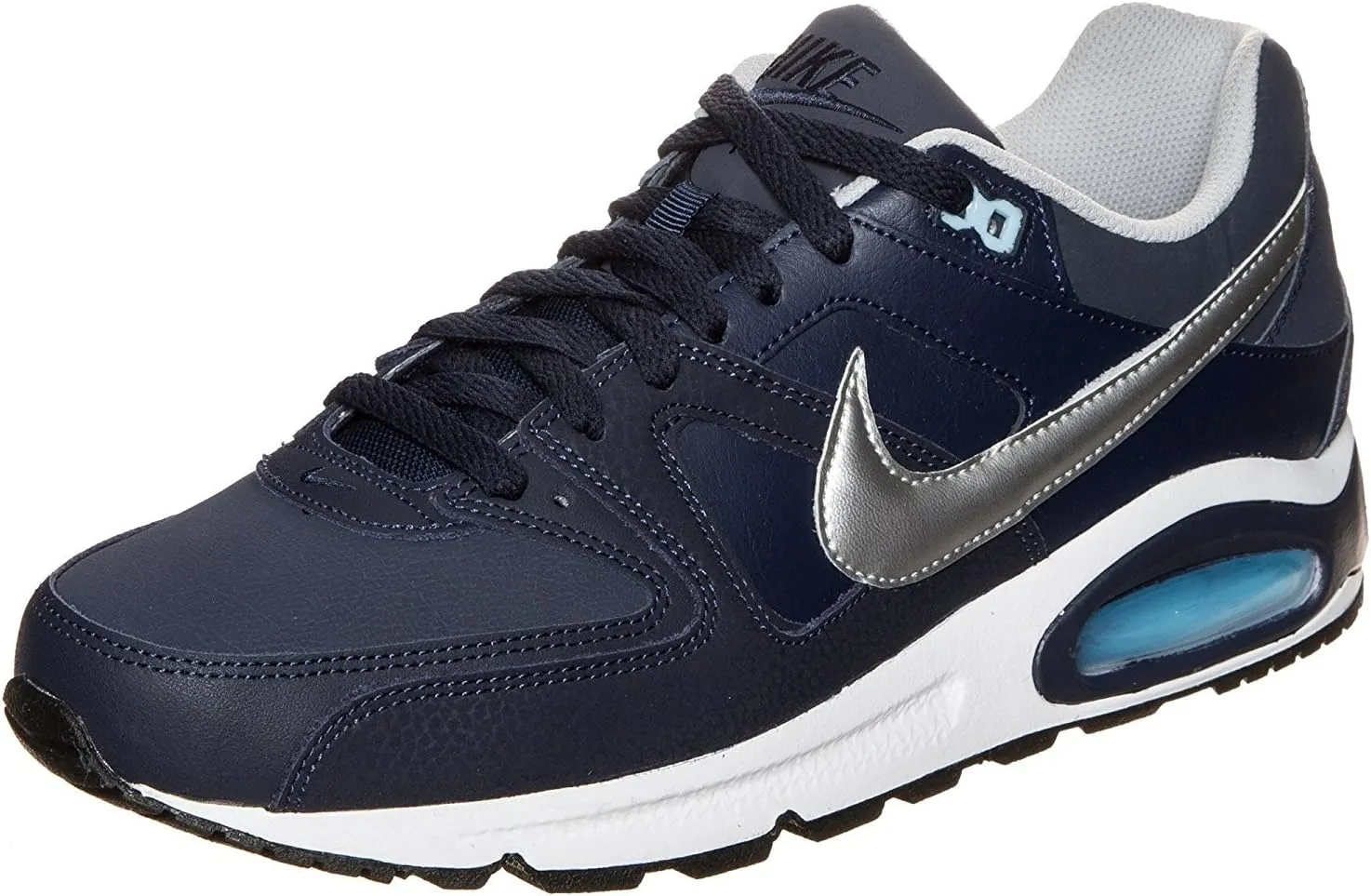NIKE Men's Running Multisport Outdoor Shoes, Blue Obsidian Metallic Silver Bluecap White 401, 7