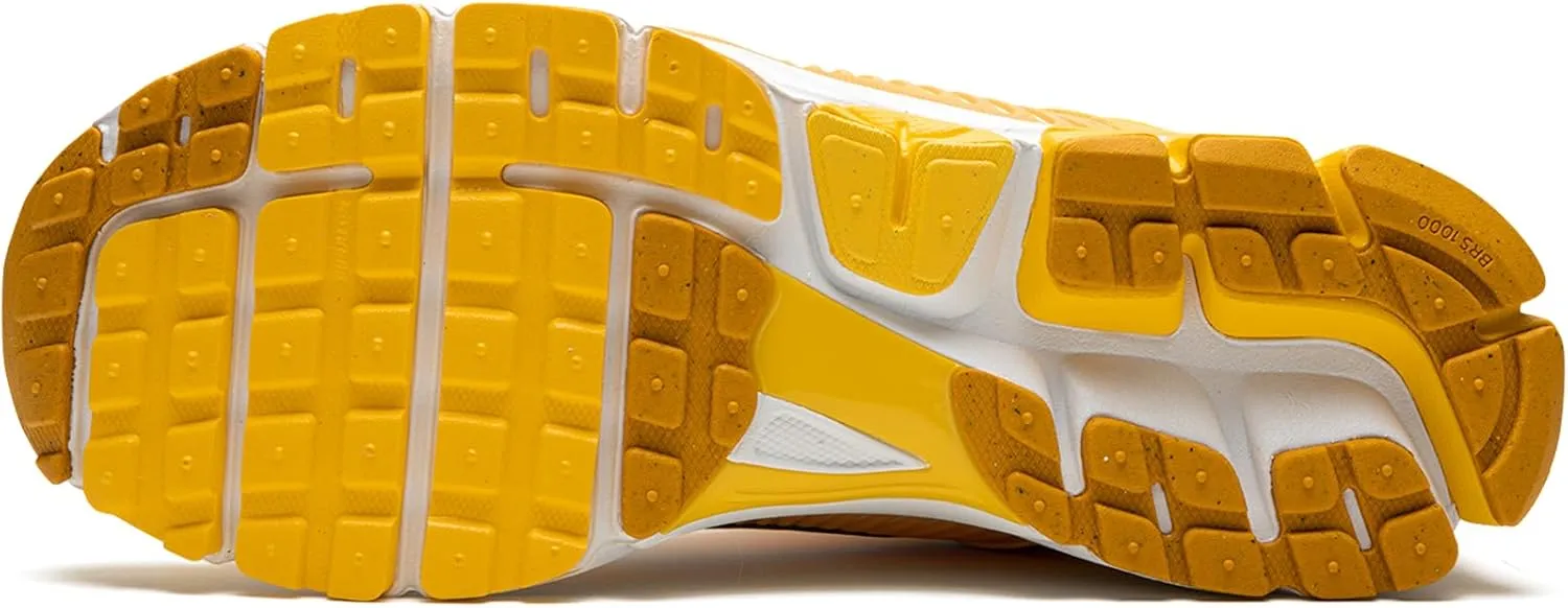 Nike Men's Vomero 5 PRM NM4 Sneakers - Varsity Maize / Laser Orange / Metallic Silver (Size 13)