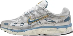 Nike P-6000 Shoes (HJ7246-100, White/Metallic Silver/Pale Ivory) Size 12