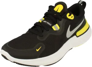 Nike React Miler Mens Running Trainers CW1777 Sneakers Shoes (UK 8 US 9 EU 42.5, Black Metallic Silver 009)