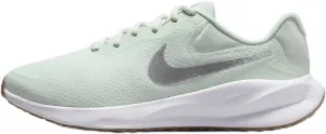 Nike Revolution 7 Women's Road Running Shoes (Extra Wide) (FZ6829-303, Barely Green/White/Platinum Tint/Metallic Silver) Size 10