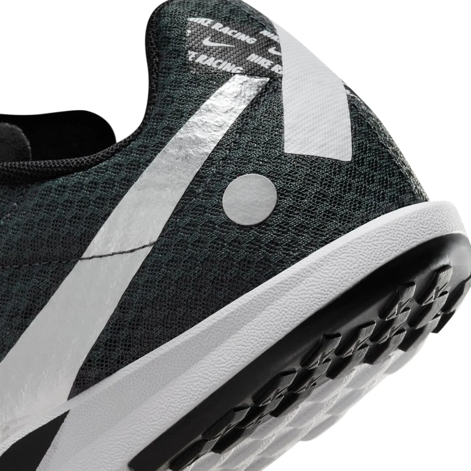 Nike Rival Waffle 6 Road and Cross-Country Racing Shoes (DX7998-100, White/Black-Pure Platinum)