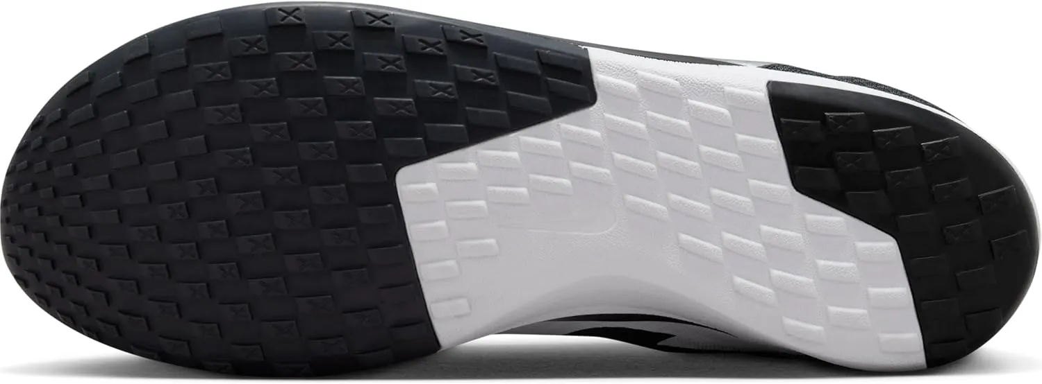 Nike Rival Waffle 6 Road and Cross-Country Racing Shoes (DX7998-100, White/Black-Pure Platinum)