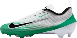 Nike Vapor Speed 3 Football Cleats (HM8849-100, White/Stadium Green/Metallic Silver/Black) Size 6