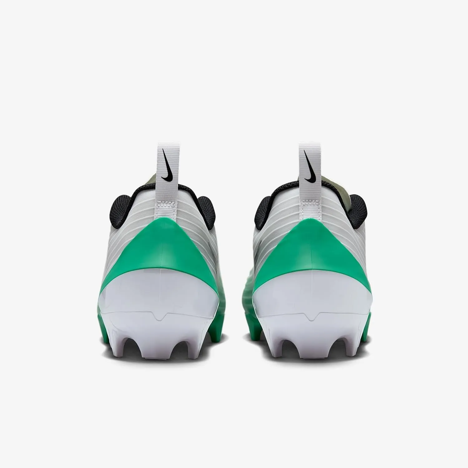 Nike Vapor Speed 3 Football Cleats (HM8849-100, White/Stadium Green/Metallic Silver/Black) Size 6