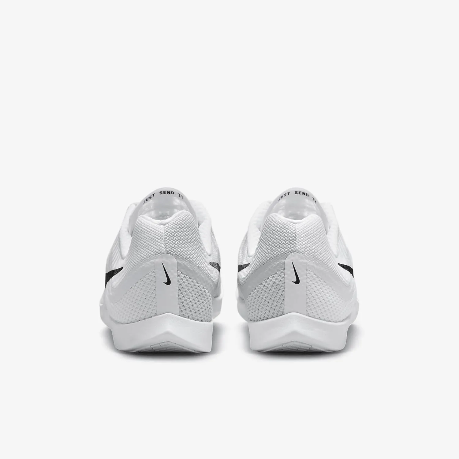 Nike Zoom Rival Track & Field Distance Spikes (FZ9653-100, White/Metallic Silver/Black)