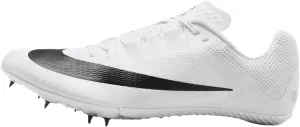Nike Zoom Rival Track & Field Sprinting Spikes (FZ9663-100, White/Metallic Silver/Black) Size 7.5