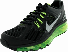 Nike Air Max 2013 (Big Kid) Black/Volt/Metallic Silver 5 Big Kid M