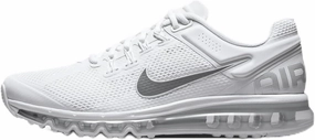 Nike Air Max 2013 Men's Shoes (HF4884-100, White/Black/Metallic Silver) Size 12.5