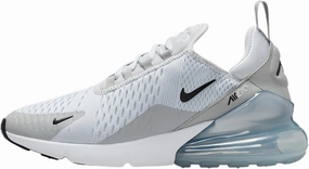 Nike Air Max 270 Women's Shoes (AH6789-018, Pure Platinum/Light Smoke Grey/Metallic Silver/Black)
