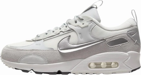 Nike Air Max 90 Futura Women's Shoes (DM9922-004, Pure Platinum/Photon Dust/Black/Metallic Silver) Size 5