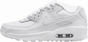 Nike Air Max 90 LTR Big Kids’ Shoes (CD6864-133, White/Metallic Silver/White/White)