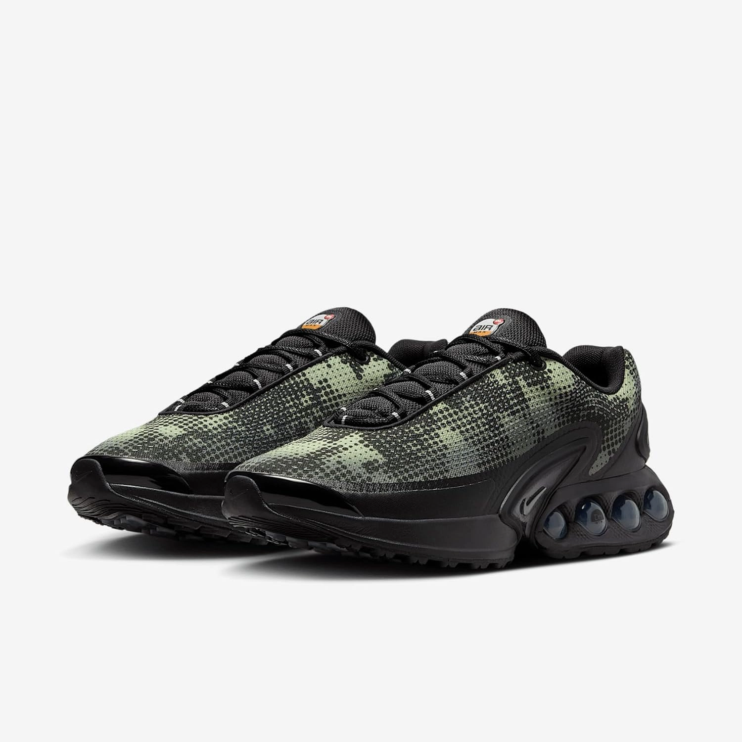 Nike Air Max Dn Men's Shoes (IB3078-010, Black/Olive Aura/Medium Olive/Metallic Silver)