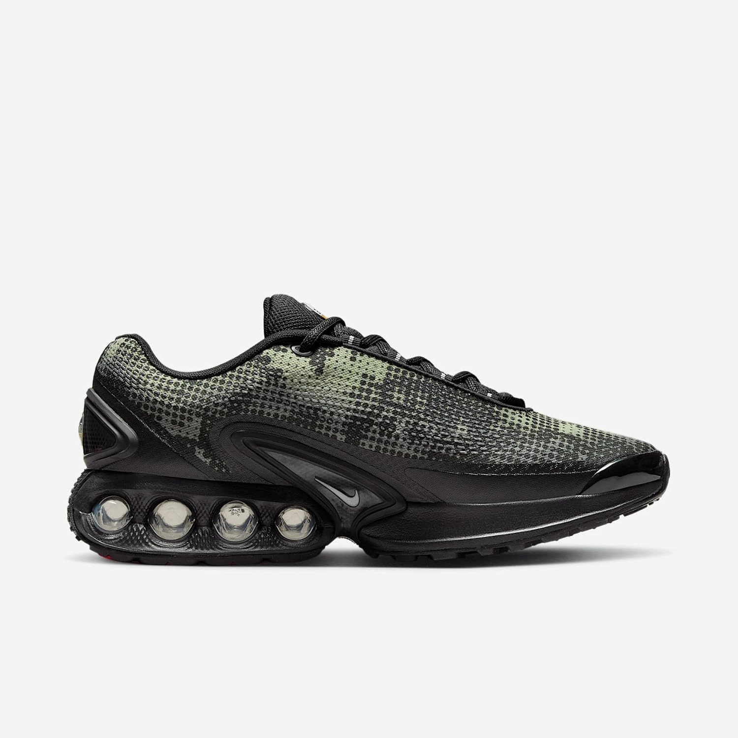 Nike Air Max Dn Men's Shoes (IB3078-010, Black/Olive Aura/Medium Olive/Metallic Silver)