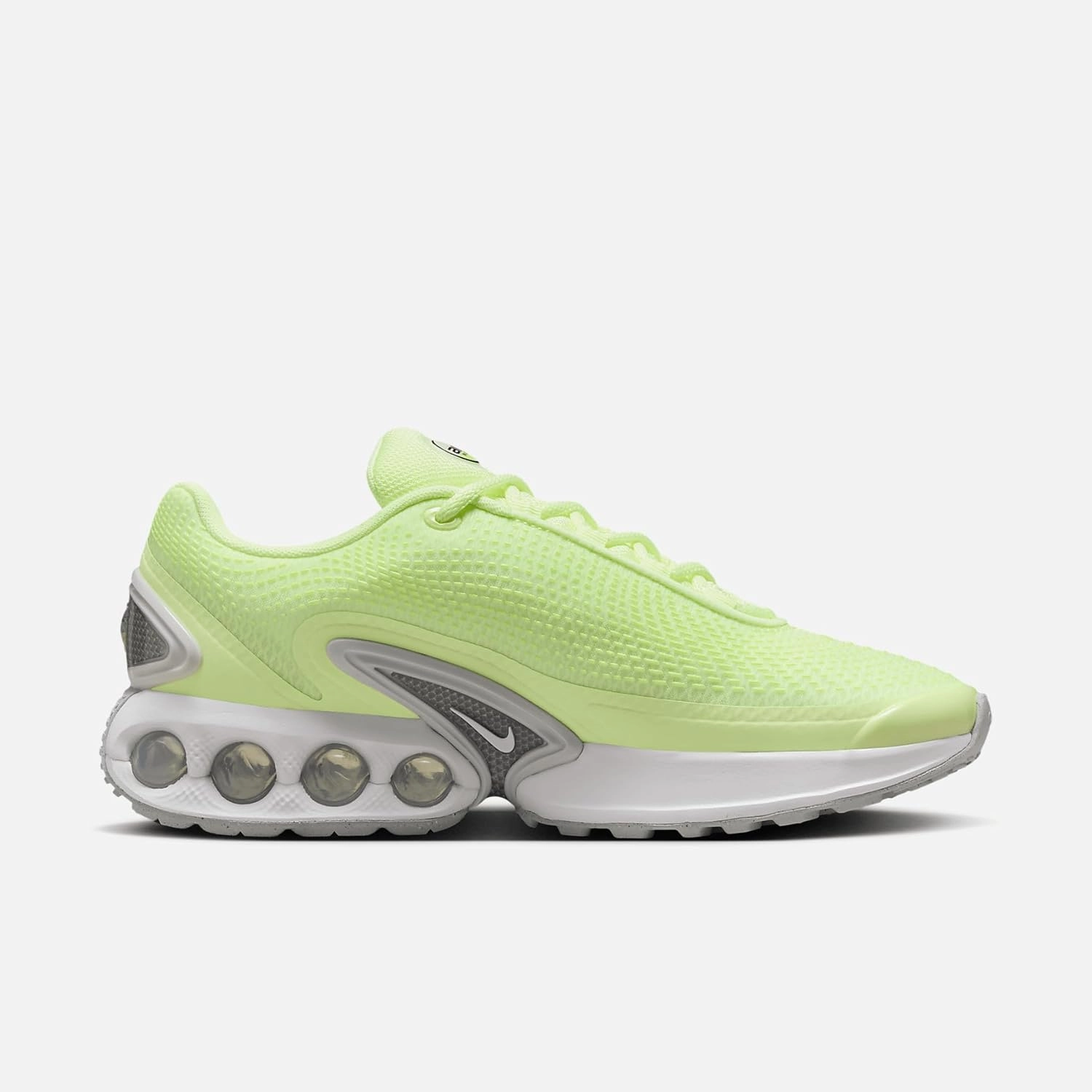 Nike Air Max Dn SE Women's Shoes (HJ9636-701, Barely Volt/Metallic Silver/White/White)