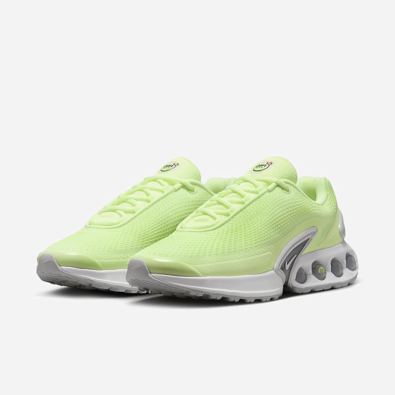 Nike Air Max Dn SE Women's Shoes (HJ9636-701, Barely Volt/Metallic Silver/White/White)