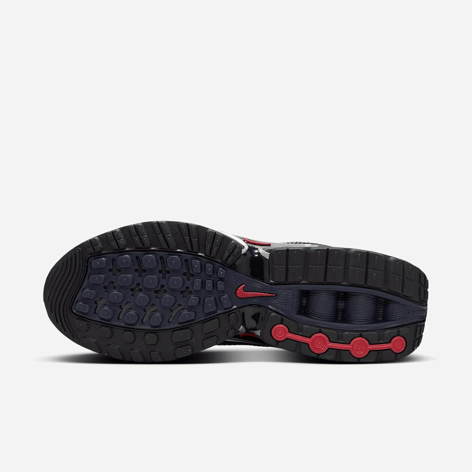 Nike Air Max Dn Shoes (DV3337-016, Black/Black/Metallic Silver/University Red)