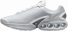Nike Air Max Dn Shoes (FJ3145-100, White/Pure Platinum/Summit White/Metallic Silver) Size 8.5