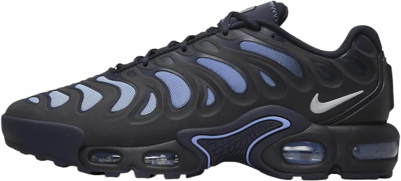 Nike Air Max Plus Drift Women's Shoes (FV4081-001, Black/Dark Obsidian/Royal Pulse/Metallic Silver) Size 12