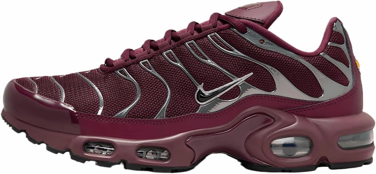 Nike Air Max Plus SE Women's Shoes (HJ9743-600, Night Maroon/Dark Team Red/Metallic Silver/Black)