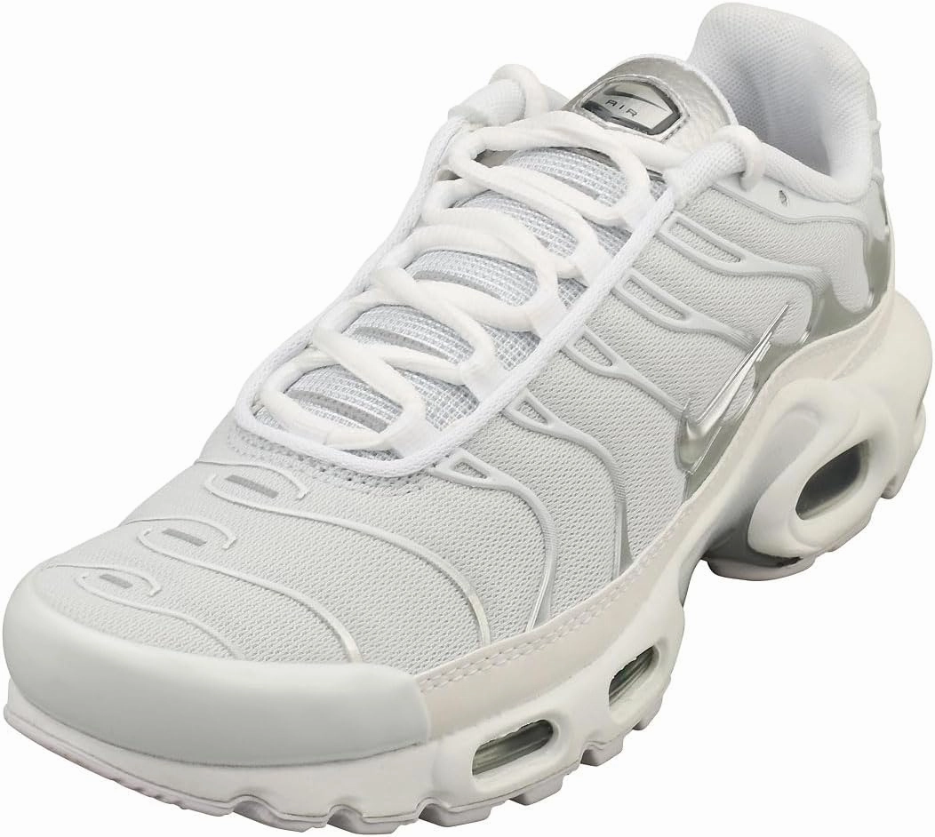 Nike Air Max Plus Women's Shoes (FV0952-100, White/Metallic Silver/Sail/Pure Platinum) Size 7