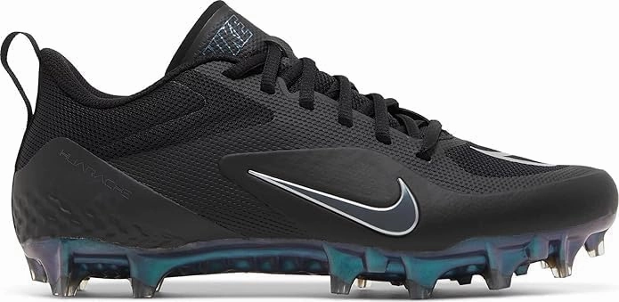 Nike Alpha Huarache 8 Pro ‘Black Metallic Silver’ Lax Lacrosse Cleats Shoes Black CW4439-005 - Size 10 Mens