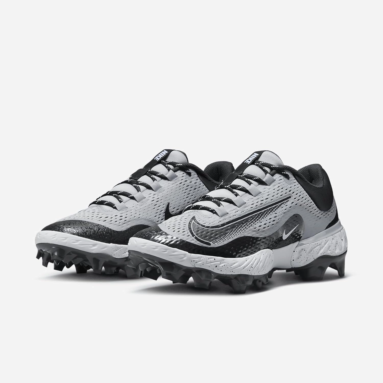 Nike Alpha Huarache Elite 4 Low MCS JRD Baseball Cleats (FZ1362-400, Midnight Navy/Midnight Navy/Metallic Gold)