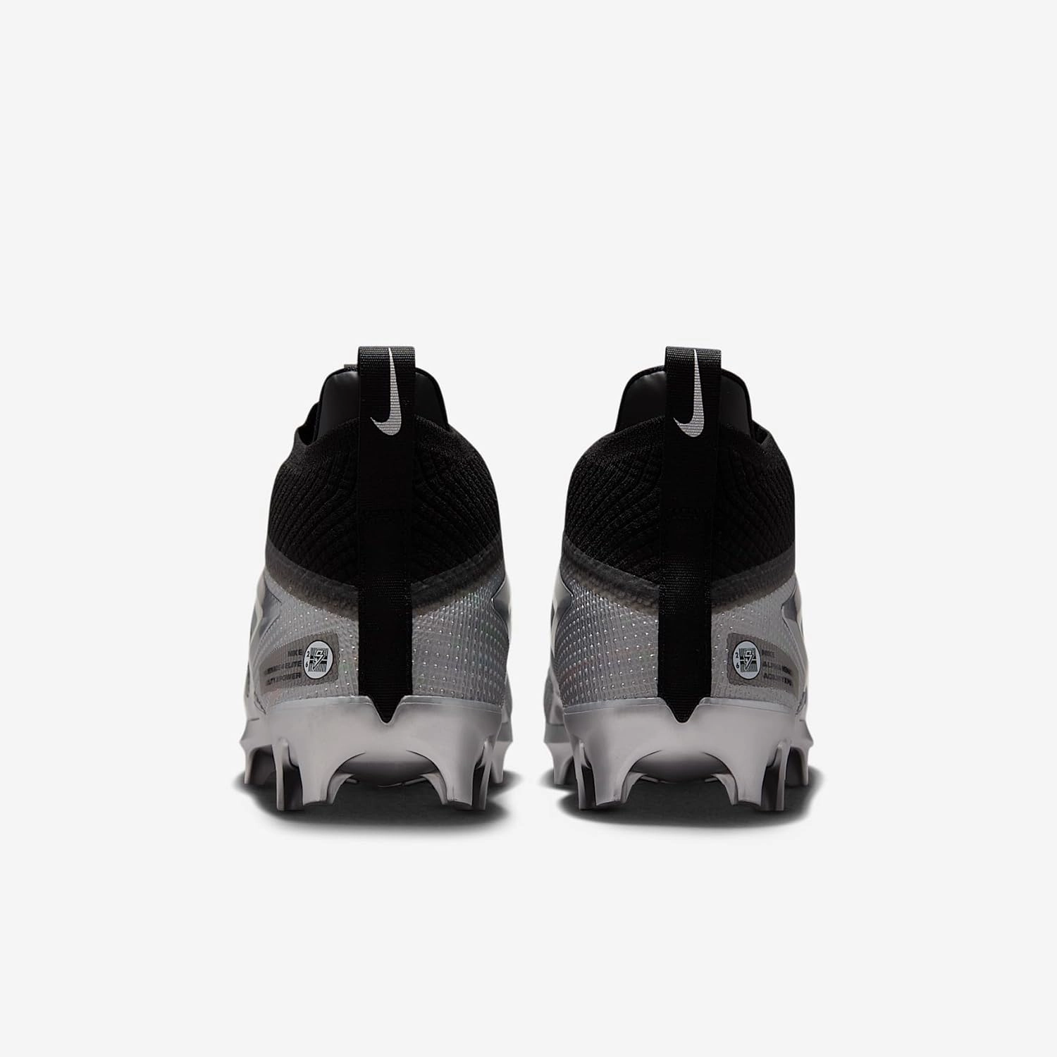 Nike Alpha Menace 4 Elite Saquon Barkley Football Cleats (Black/Wolf Grey/Metallic Silver)