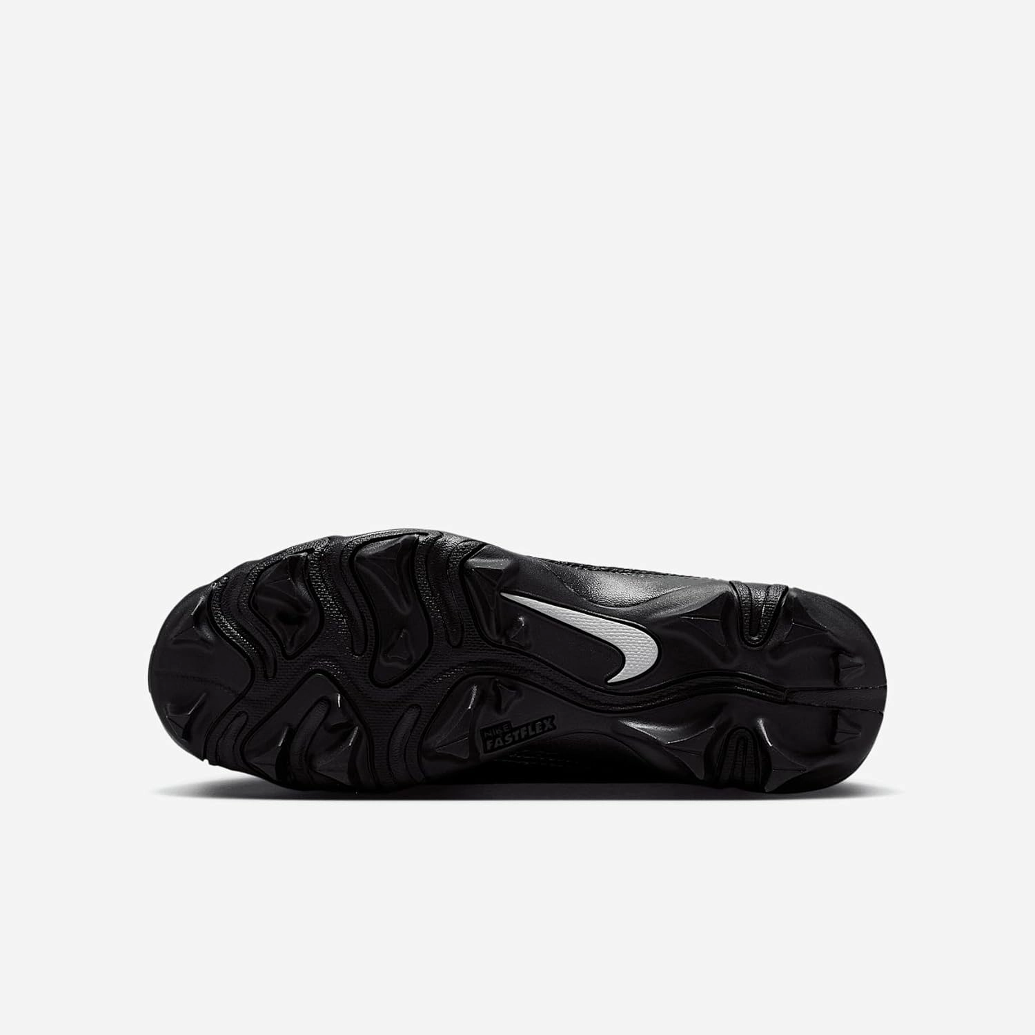 Nike Alpha Menace 4 Shark Big Kids' Football Cleats (FQ4012-002, Black/Metallic Silver)