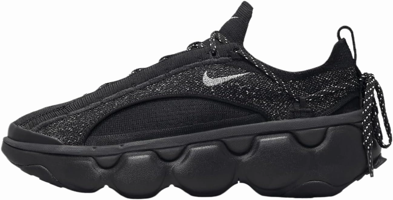 Nike Flyknit Bloom Women's Shoes (FD2149-004, Black/Black/Metallic Silver) Size 9