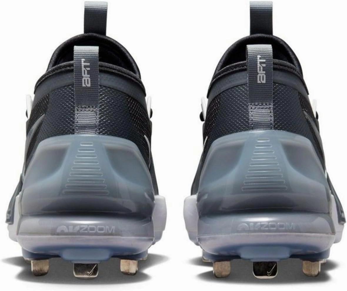 Nike Force Zoom Trout 9 Elite Baseball Cleats (FB2906-003, Black/Anthracite/White/Metallic Silver)